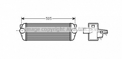 AVA QUALITY COOLING fd4443 -  Интеркулер